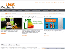 Tablet Screenshot of heatmerchants.ie